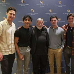 Steve Wozniak was the 2024 Commencement Address speaker at the University of Colorado Boulder.  (Photo by Casey A. Cass/University of Colorado)